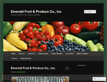 Tablet Screenshot of emeraldfruitandproduce.com